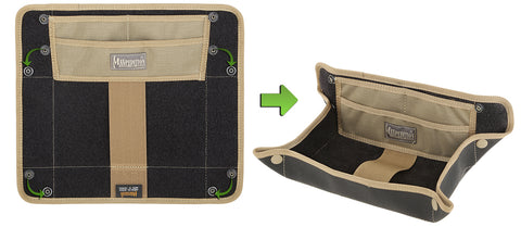 Maxpedition tactical travel tray come si piega