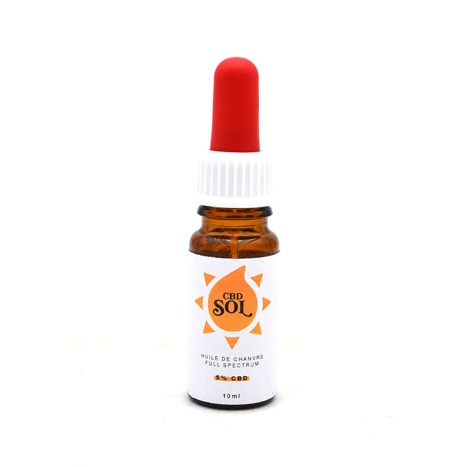 Huile CBD 5% (Full Spectrum) - Le Grossiste CBD