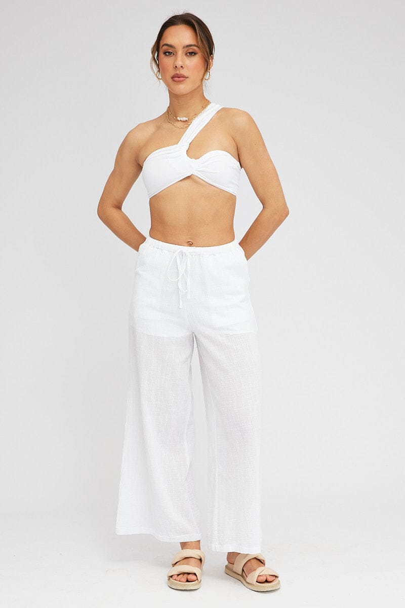 Julian Linen Pants White – Beginning Boutique