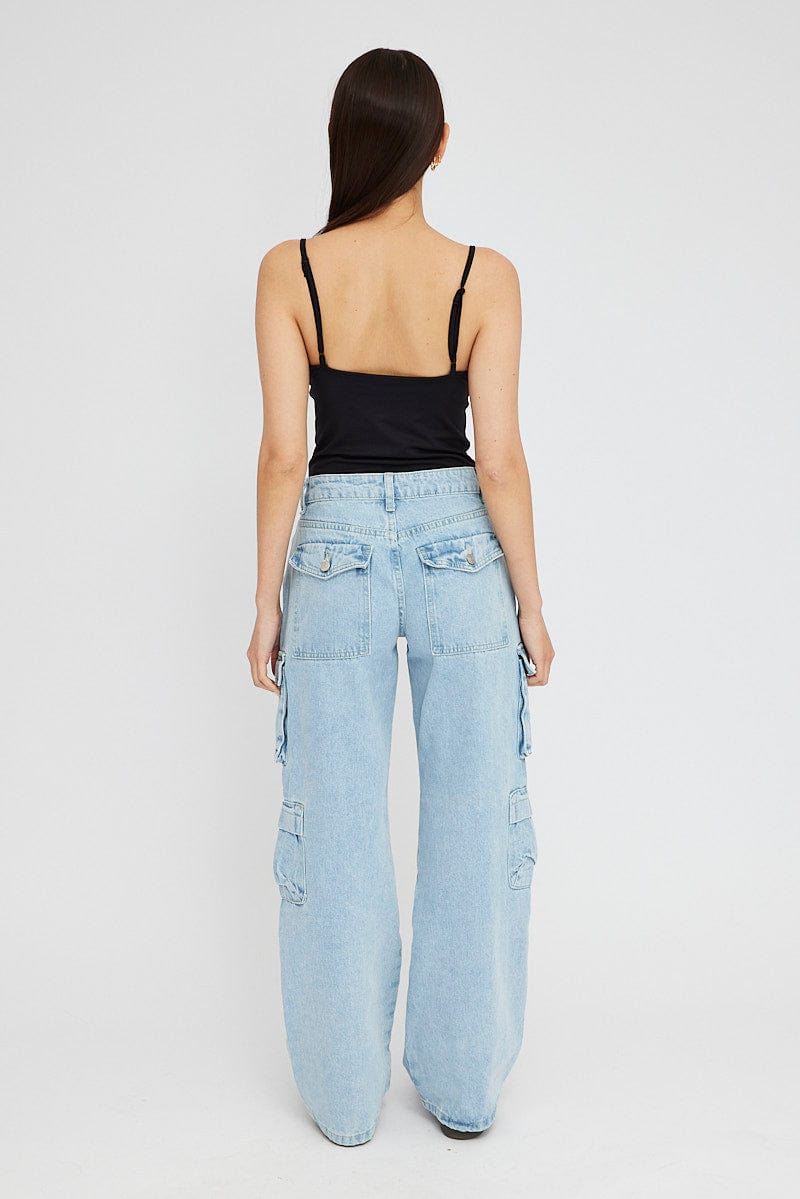 Wide Leg Jeans | Women's Ripped, Low Rise Jeans | Ally Fashion
