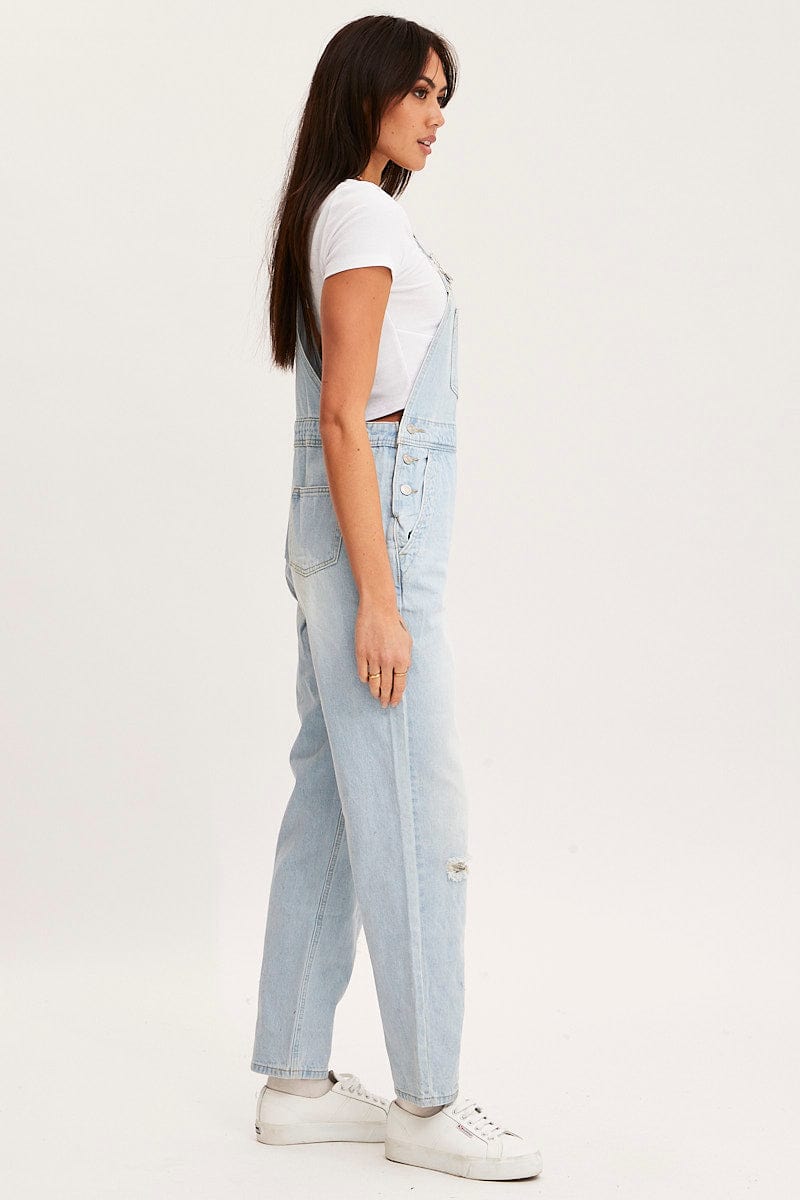 ally denim jumpsuit