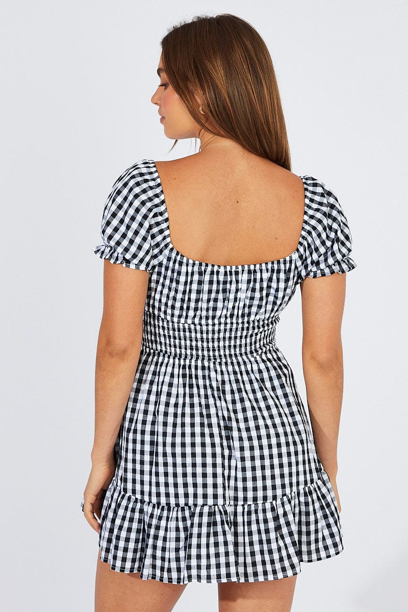 Checkered Dress | Gingham & Check Dress | Ally Fashion