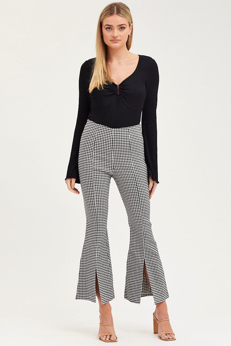 Check Pants For Women, Checked Pants Online