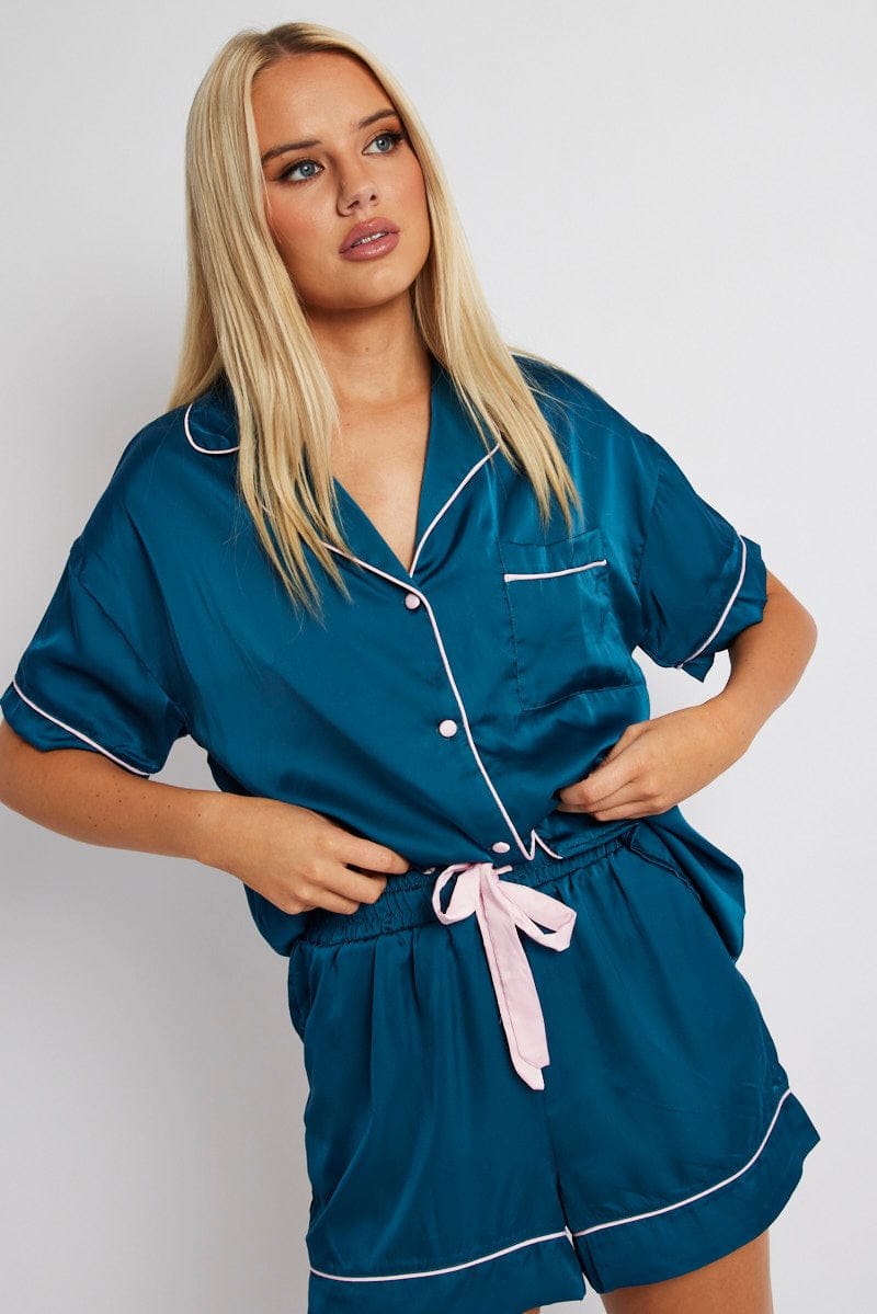 Satin Pyjama Set – Caballine Boutique