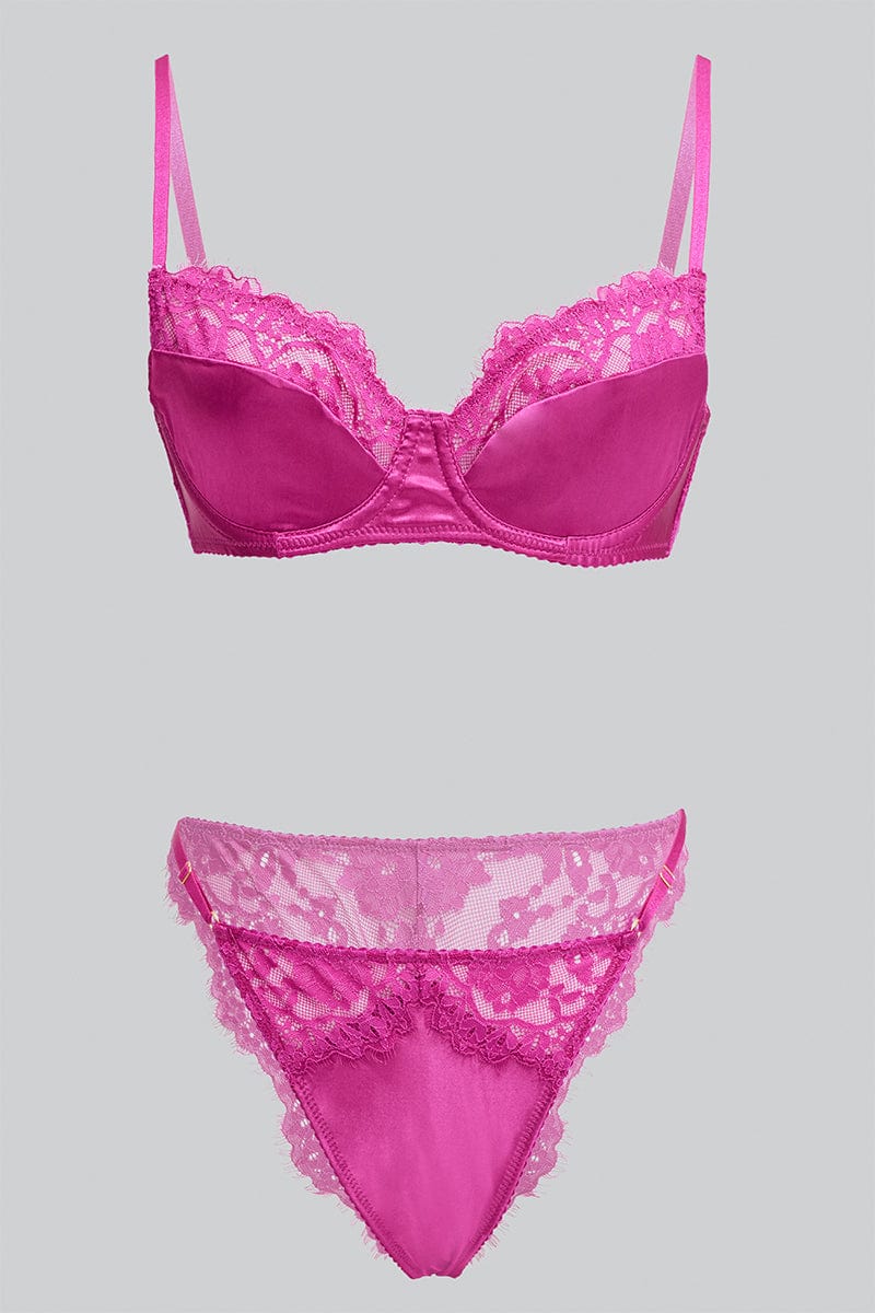 All You Lively Pink & Green Laced Bra Size XL - $9 (64% Off Retail) New  With Tags - From Maddie