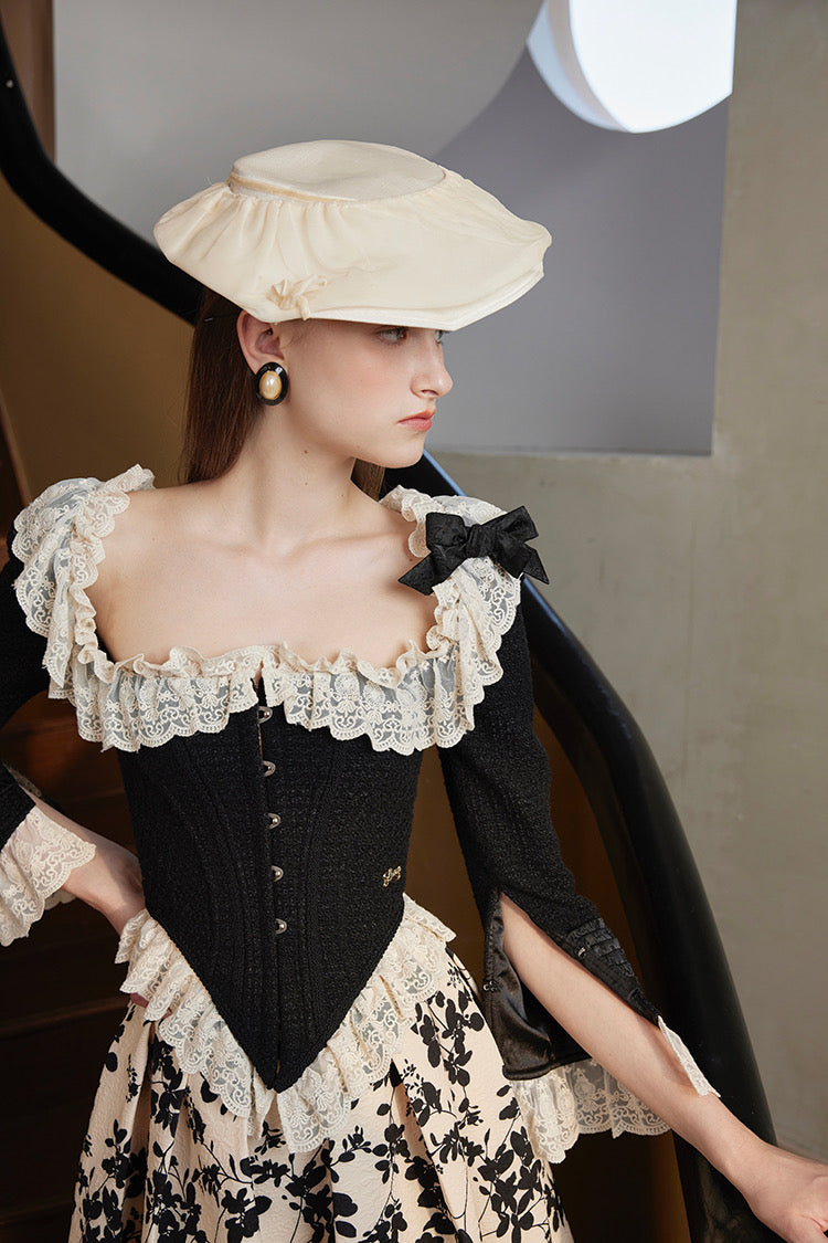 Black Swan Castle fishbone top & skirt set – ÀMonBelAmour