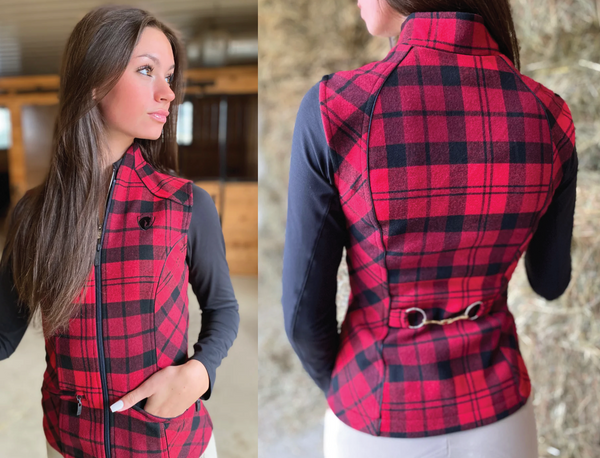 Arista Equestrian Snaffle Bit Vest for Horse Lovers. Equestrian Christmas Gift Ideas.