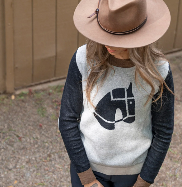 huntsmen and hounds sweater for equestrian christmas gift idea