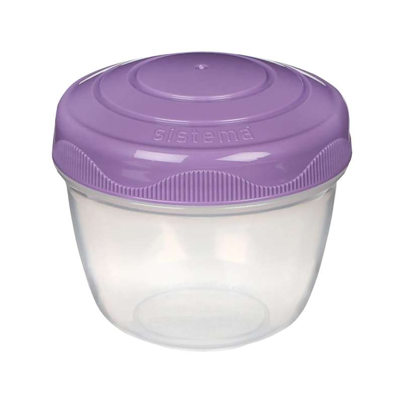 Billede af Sistema Snackboks - Yoghurt To Go - 150ml - Misty Purple hos Loukrudt