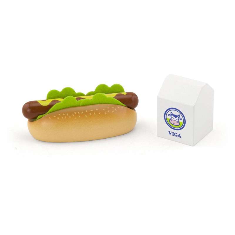 Kid'oh Legemad - Hotdog m. Mælk (Træ)
