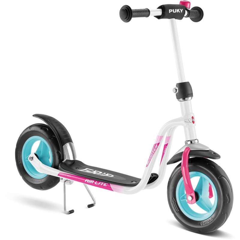 Se Puky R 03 - Løbehjul til børn fra 3 år - Hvid/pink hos Loukrudt
