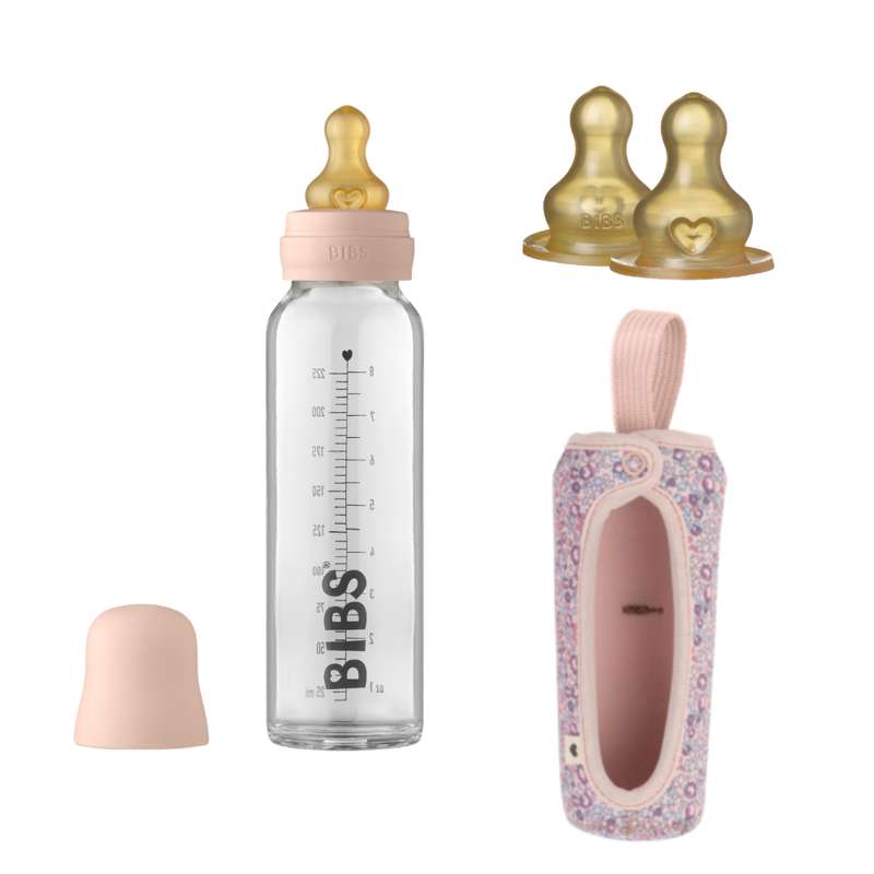 Se BIBS Bottle Bundle - No10 - Stor - Blush/Eloise hos Loukrudt