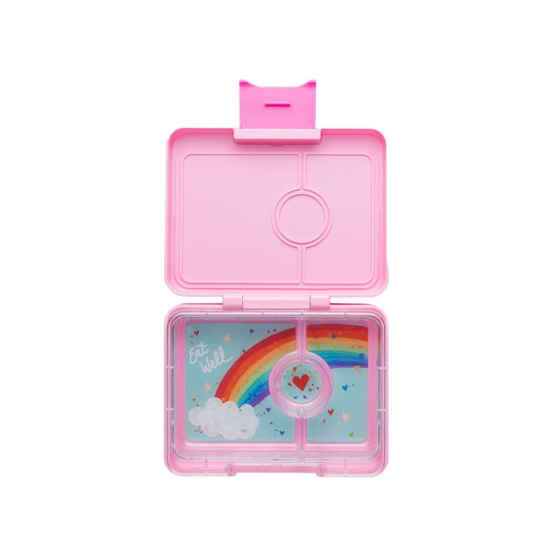 Billede af Yumbox Madkasse - Minisnack - 3 rum - Power Pink/Rainbow