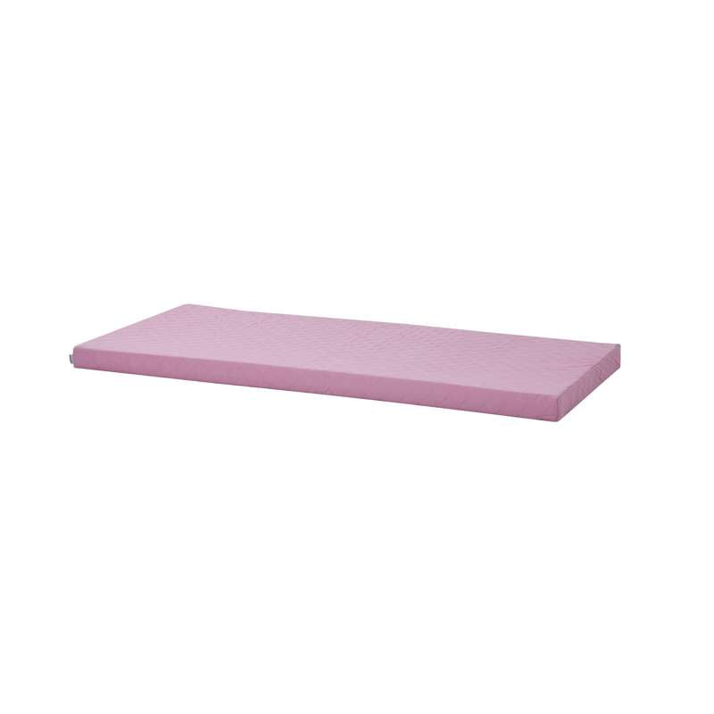Billede af Hoppekids Quiltet Betræk til Madras - 9 cm. (Flere Størrelser) - Lys Pink hos Loukrudt