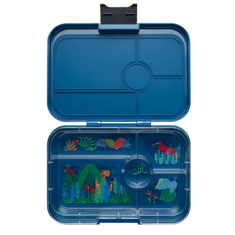 Billede af Yumbox Madkasse - Tapas XL - 5 rum - Monte Carlo Blue/Jungle