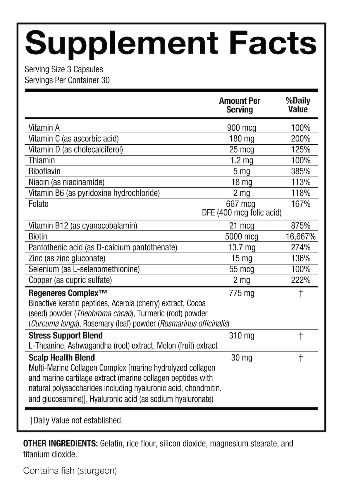 Hair Regeneres ADVANCED SFB