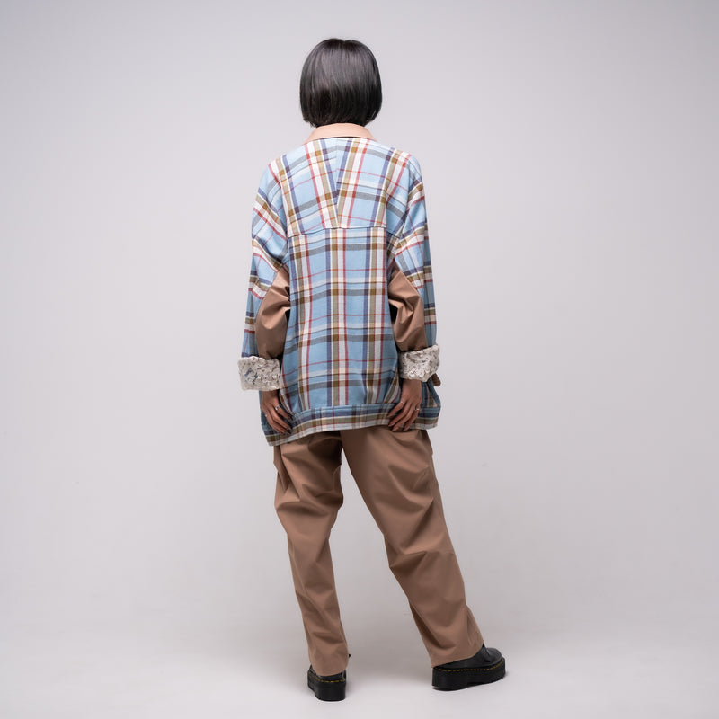 EFFECTENエフェクテンtwill check hunting jacket | callbud.co