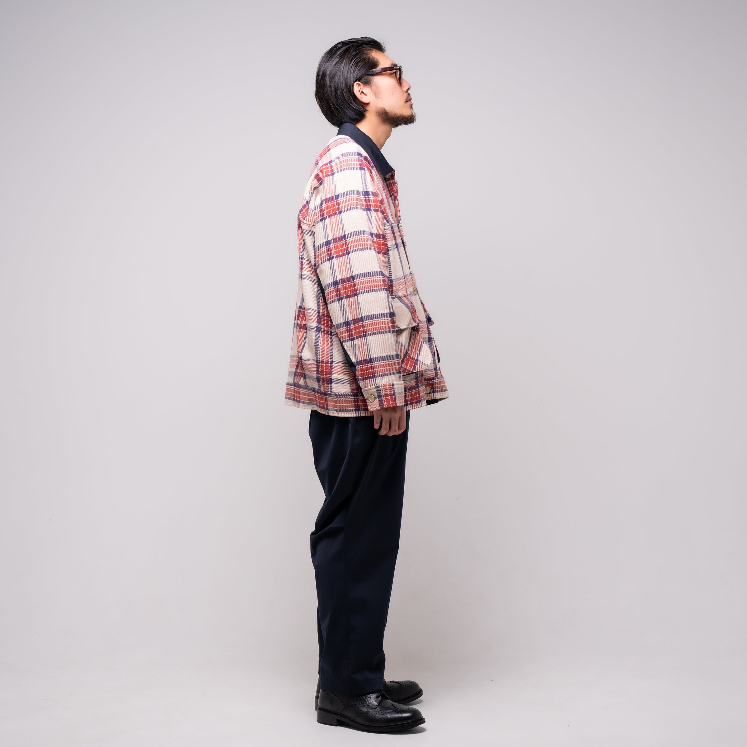 EFFECTENエフェクテンtwill check hunting jacket | ochge.org