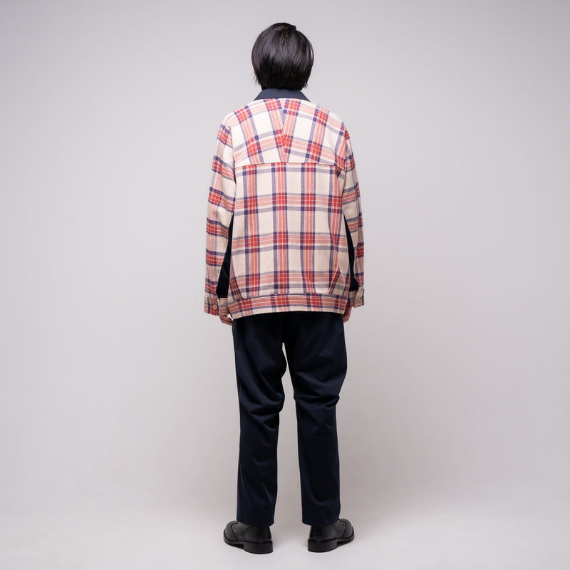 EFFECTENエフェクテンtwill check hunting jacket | callbud.co