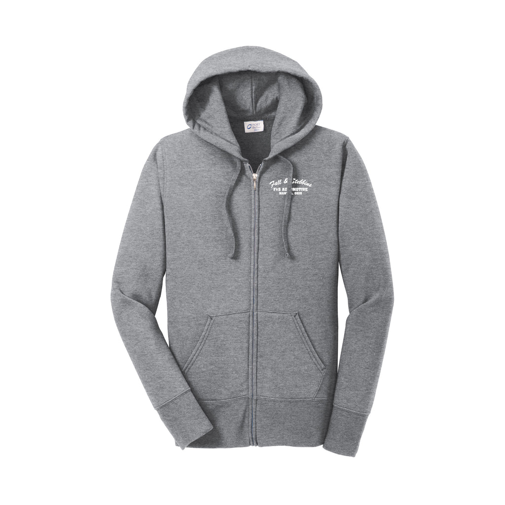 F&S Automotive - Port & Company® Ladies Core Fleece Full-Zip Hooded Sweatshirt