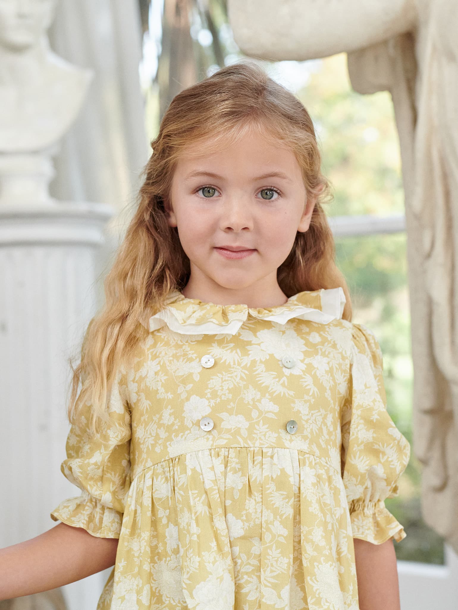 Yellow Girl Dress, Baby Girl Dress, Toddler Dress, 1st Birthday Dress,