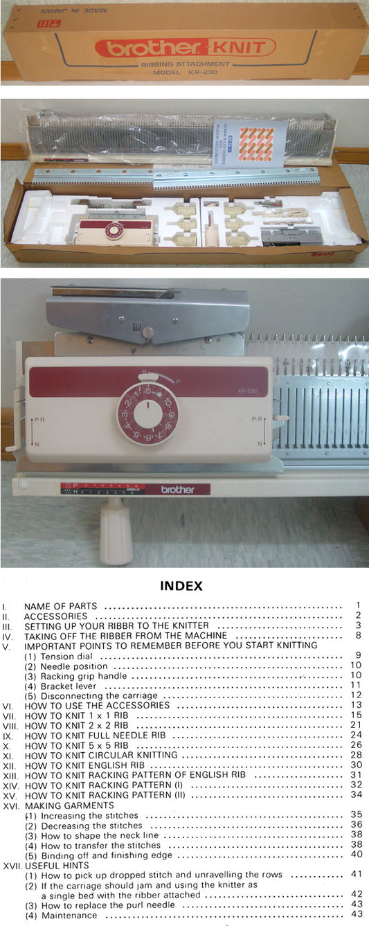 Computerizing the Brother KH930-E Knitting Machine