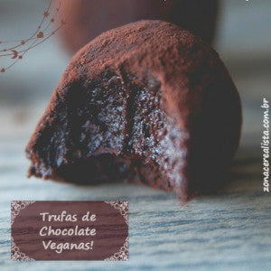 TRUFAS DE CHOCOLATE VEGANAS