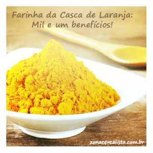 farinha da casca de laranja