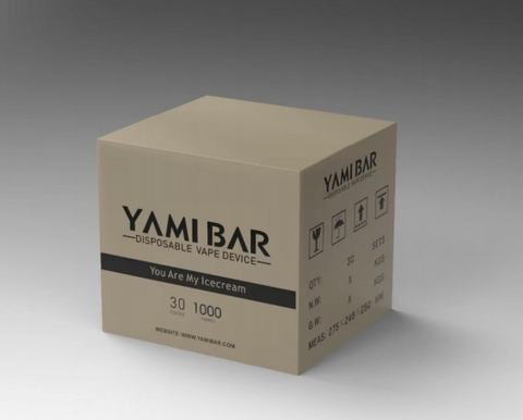 YAMI BAR 1200puffs Disposable Pod Device 700mAh 4ml packet
