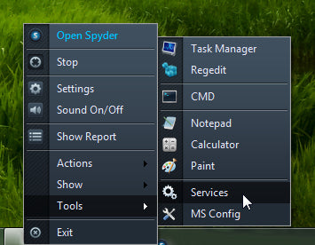 system spyder tools