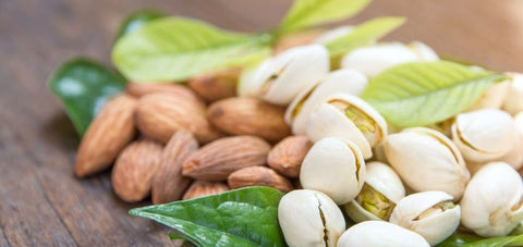 pista and almonds