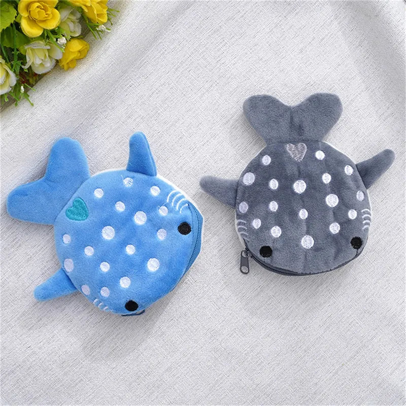 Cute Cartoon Whale Shark Coin Purse