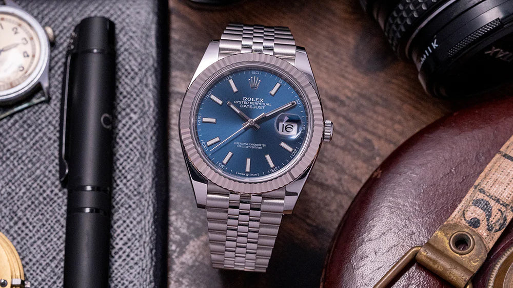 2019 Rolex Datejust 41mm Blue Dial Jubilee 126334