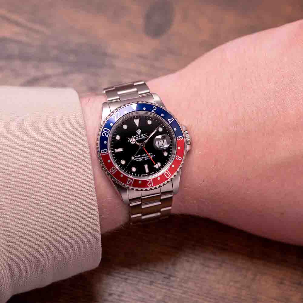 1991 Rolex GMT-Master "Pepsi" 16700 Tritium Dial & Hands