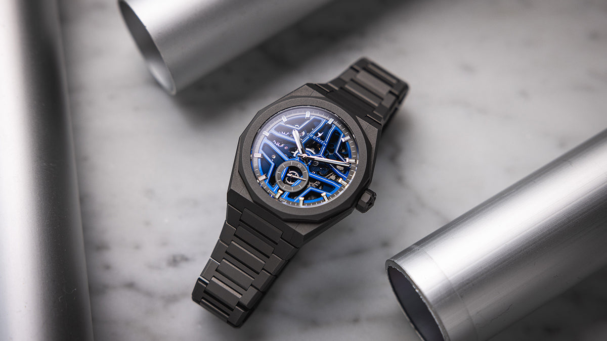 Second Collab from Zenith & Time+Tide: DEFY Skyline Skeleton Night Sur