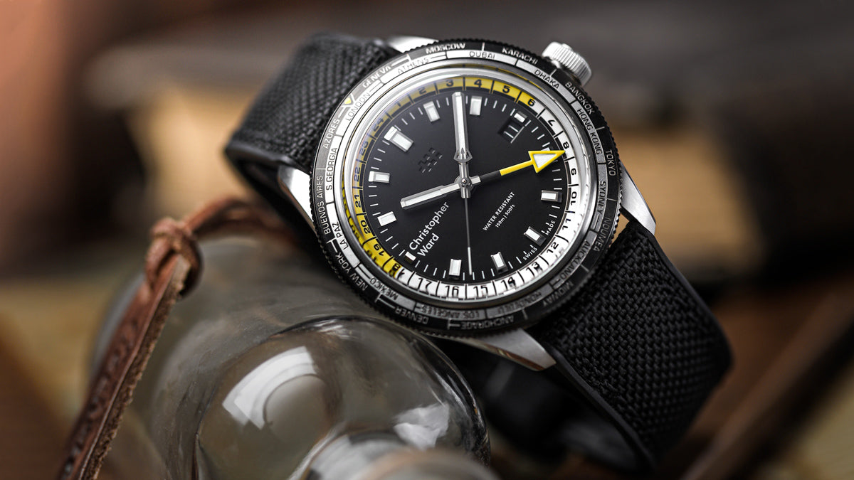Hands On With The Christopher Ward C65 Trident GMT Worldtimer | WatchGecko