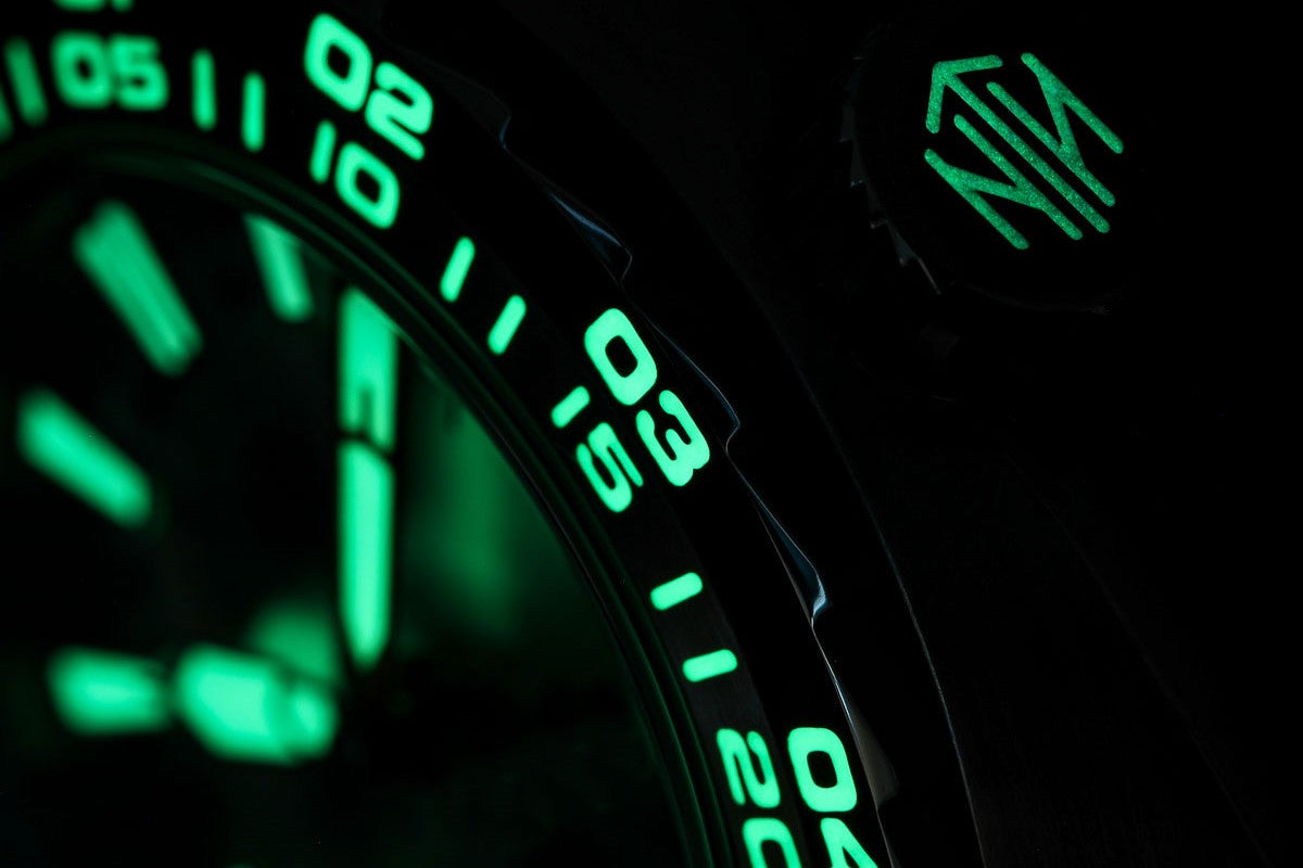 NTH DevilRay Automatic Dive Watch Lume