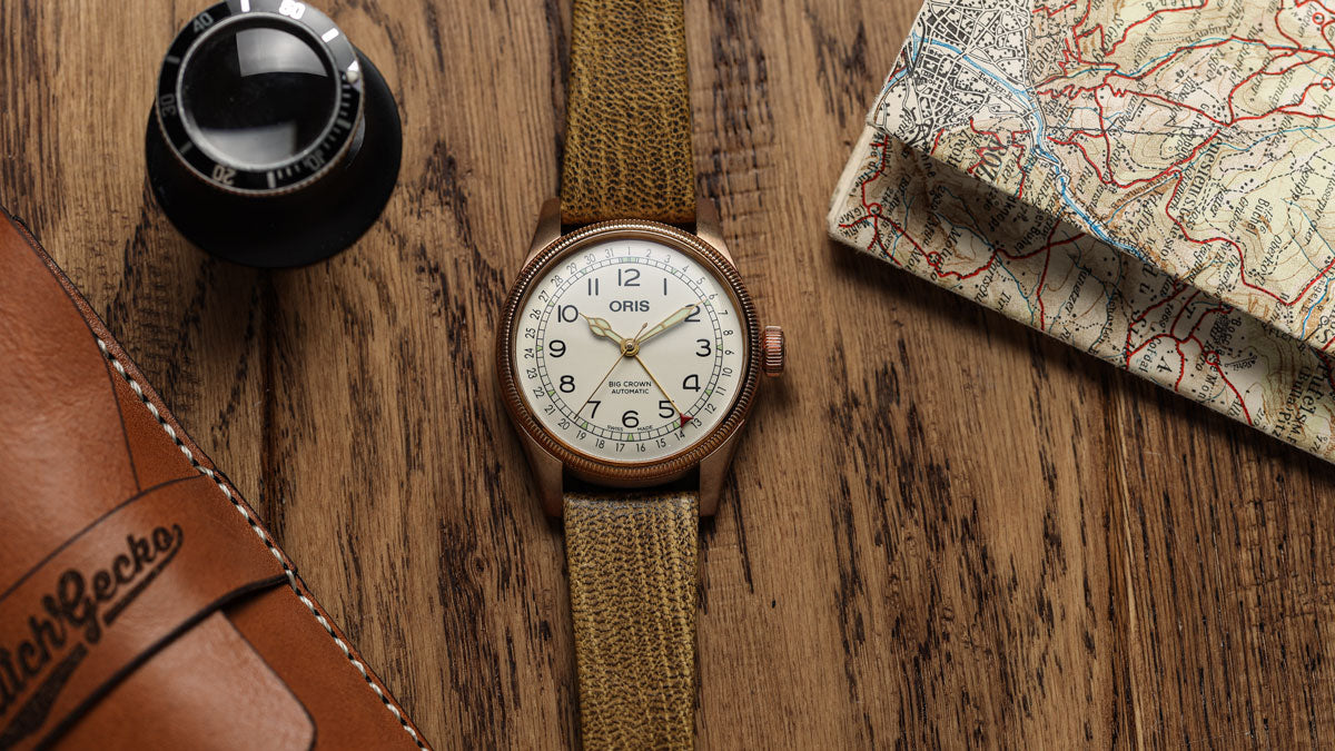 Original Vintage Highley Genuine Leather Watch Strap - Light Brown