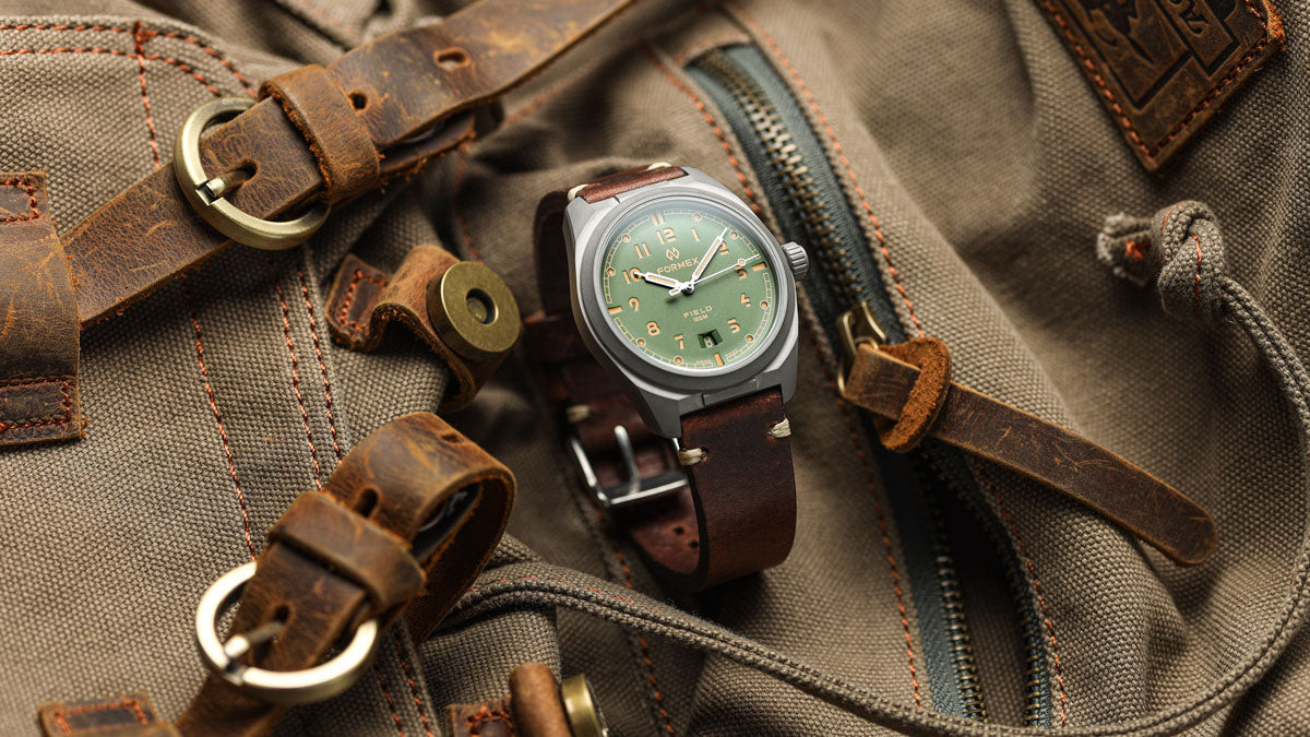 Formex Field on Simple Handmade Leather Watch Strap