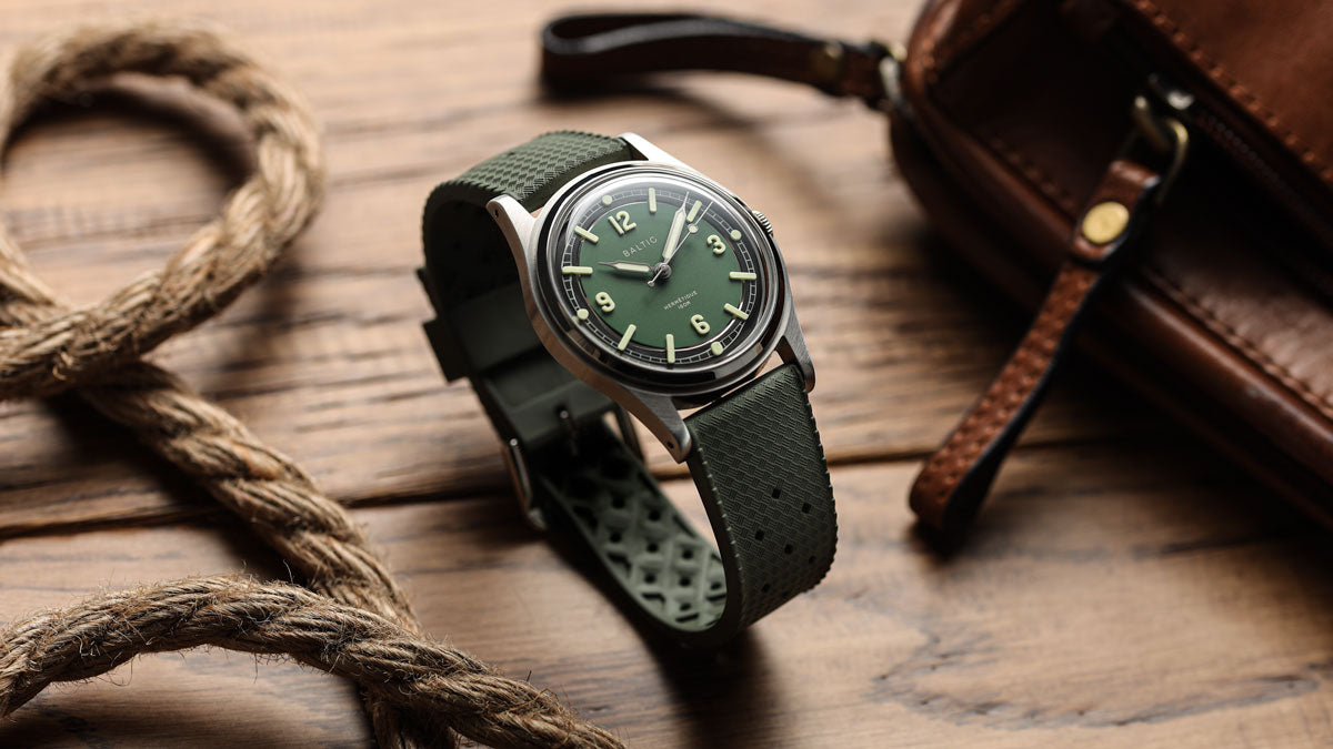Tropic FKM Strap Beige - Baltic Watches