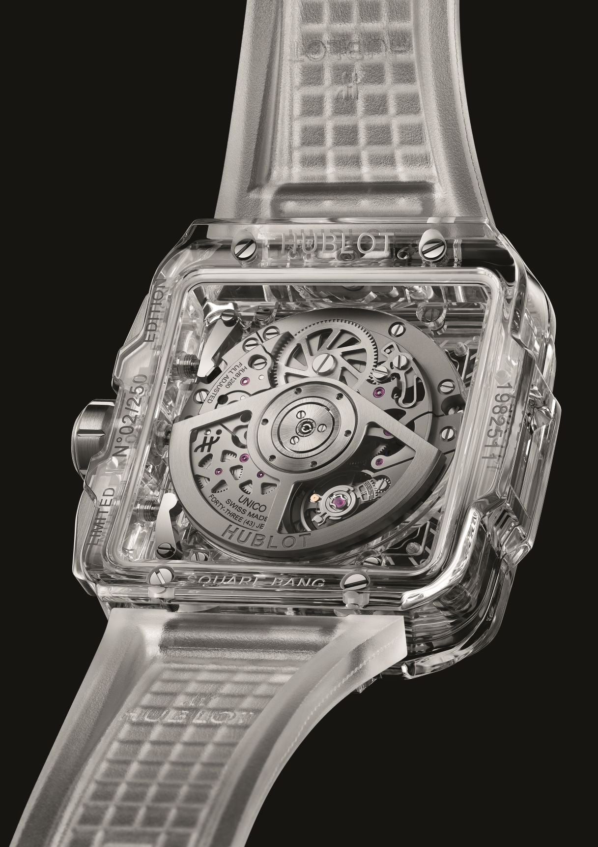 Hublot Square Bang Ceramic Watches In Black And White For 2023