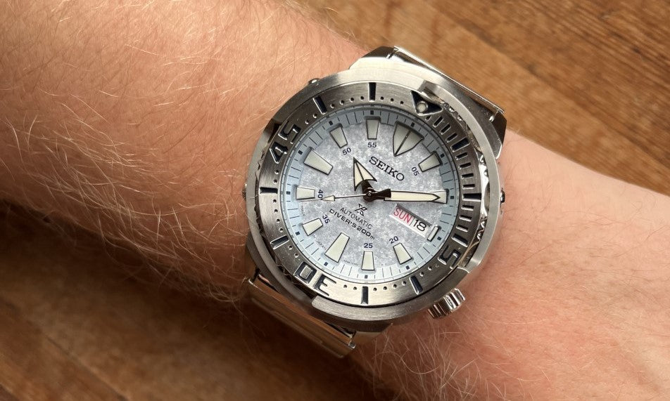 The Seiko Ice Frost Baby Tuna SBDY053