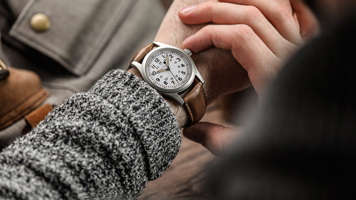 Vintage Highley Genuine Leather Watch Strap