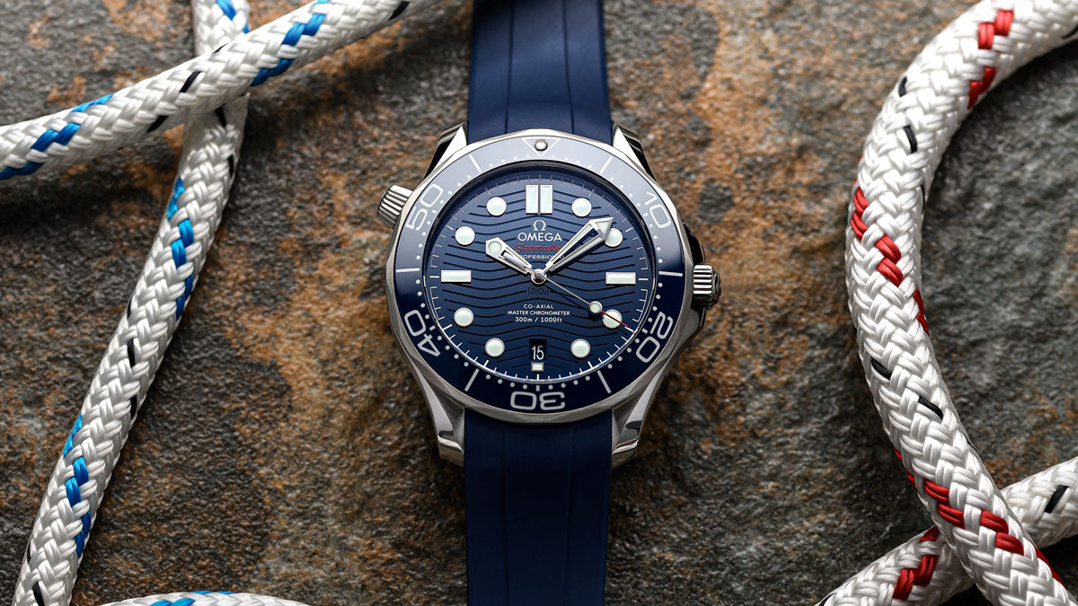 Kingsand Rubber Watch Strap MKII - Azure Blue