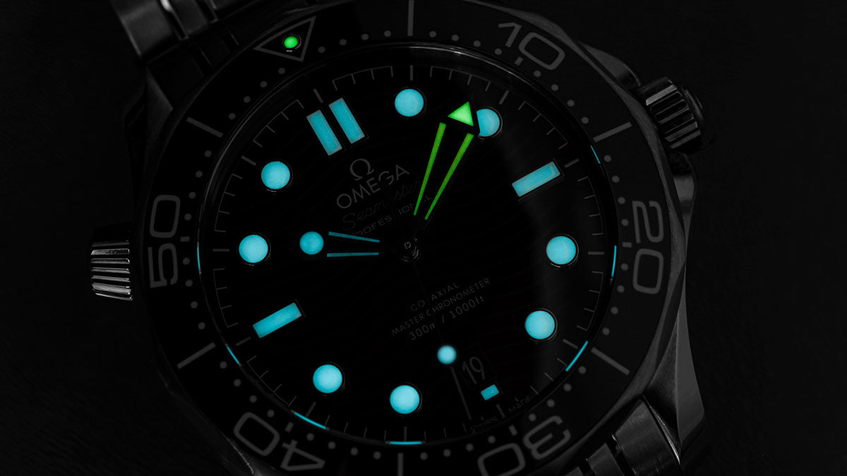 Lume on Omega Seamaster