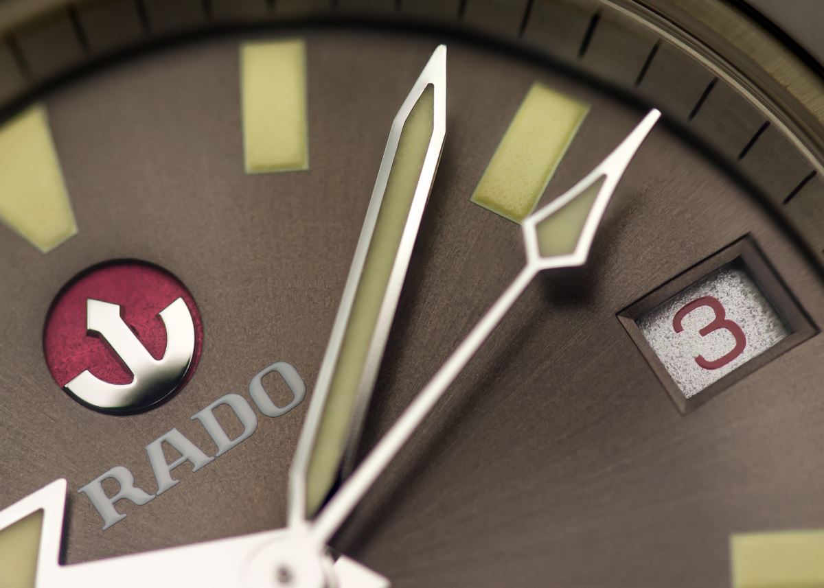 Rodd Or Polish Logo Silver Textured Dial Wrist Watch