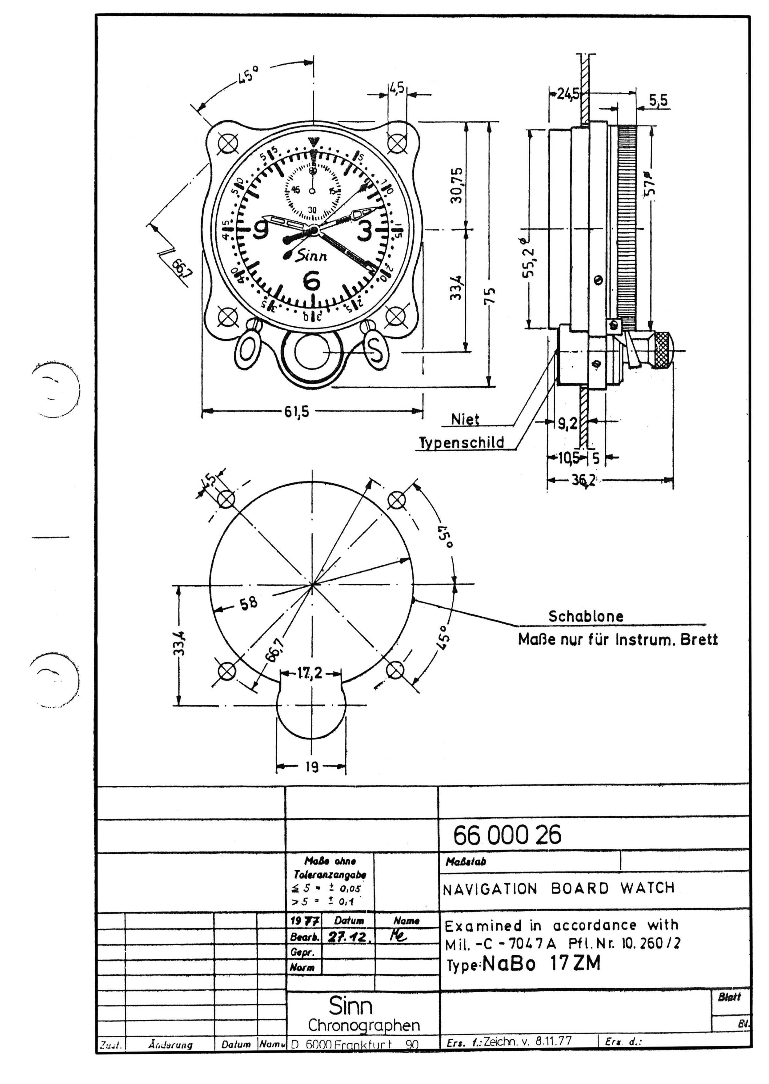 Technical drawing of the NaBo 17 ZM from 1977. 