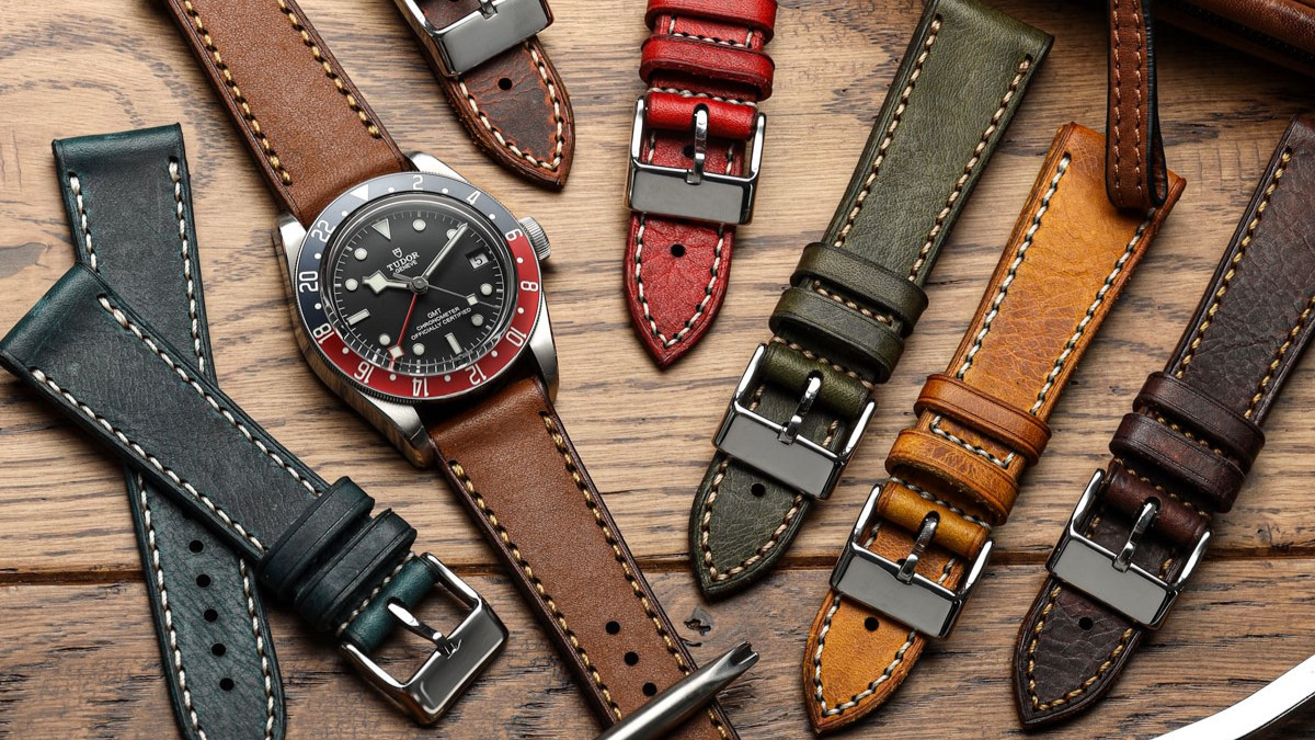 WatchGecko Hatherley Handmade Leather Watch Strap 