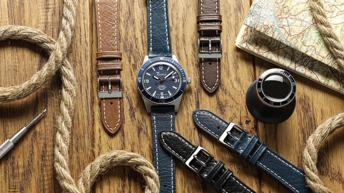 Castile Handmade Spanish Leather Watch Straps