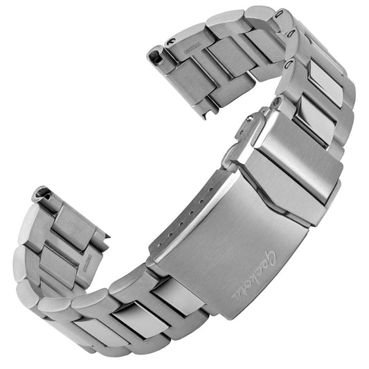  DHAEY Stainless Steel Watch band, Solid Stainless
